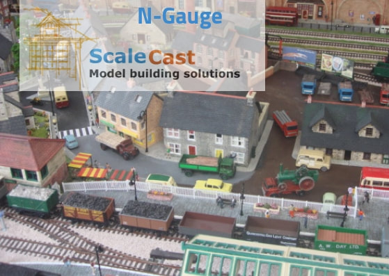 n gauge model railway buildings